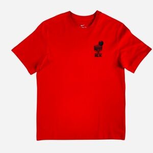 Nike Basketball Vivid Red Tee with Graphic